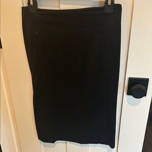 Diane Von Furstenberg Classic Black Pencil Skirt